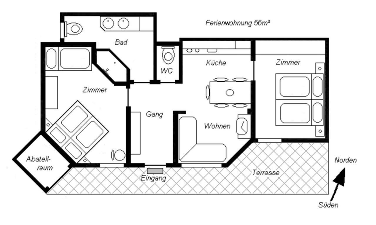 Ferienwohnung Sappl 凯撒山麓舍福 外观 照片